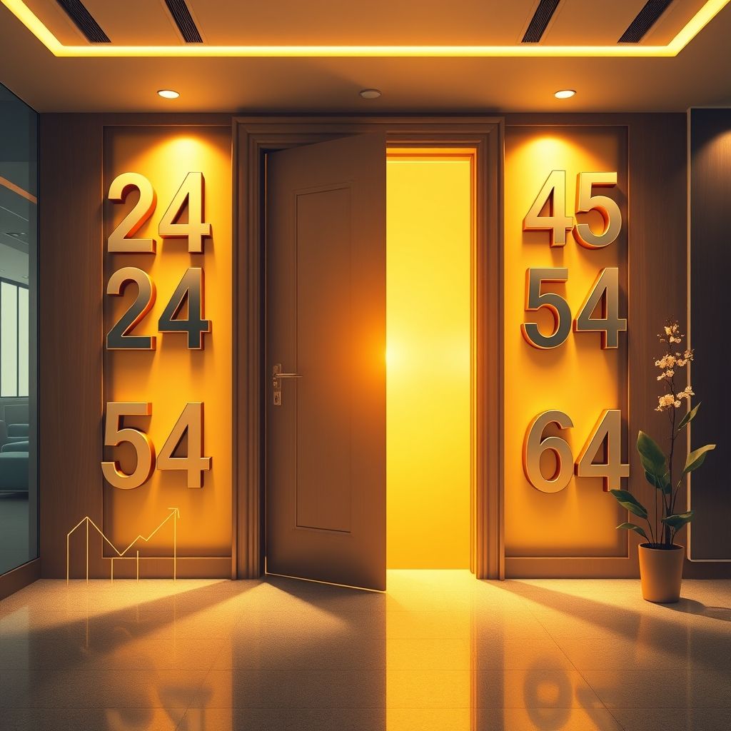 เปิดประตูสู่โลกธุรกิจด้วยชื่อเลขศาสตร์ 24 42 45 54 46 64